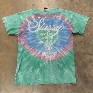 Stussy Big Logo Tie Dye Tee